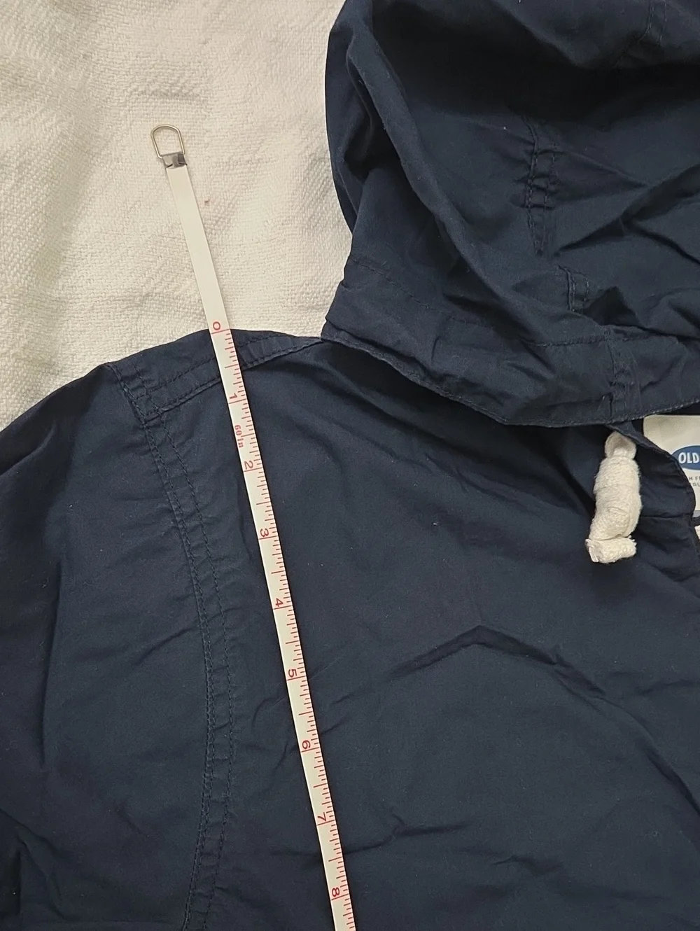 Old Navy Men's Navy Hooded Jacket with White Accents 💙2 for$30